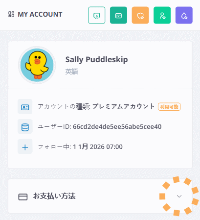 your payment method collapse